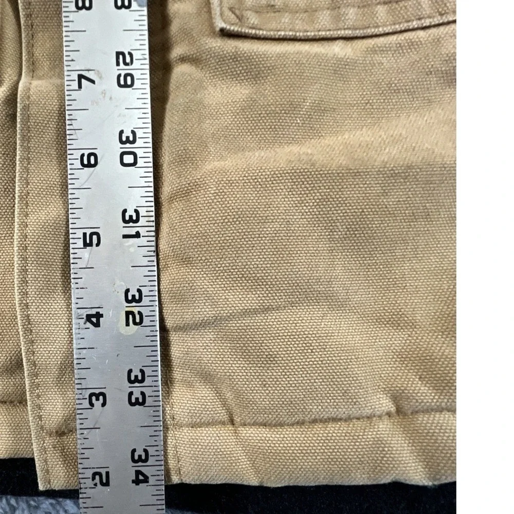 Carhartt Arctic Traditional Coat Mens Tan Brown Duck Canvas Work Jacket Lined‎